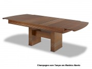 Conjunto Mesa de Jantar Atlanta Elastica Extensivel com 06 Cadeiras 1.92 ou 2.50 x 0.90 Retangular